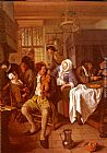 Interior Of A Tavern by Jan Steen